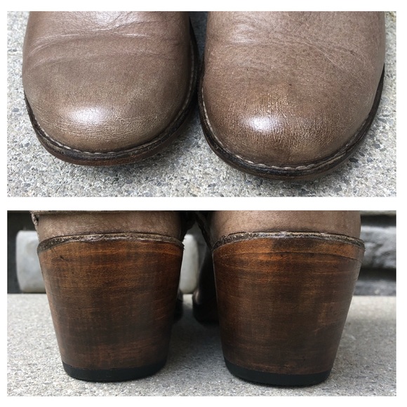 Frye Carmen Harness Boot Grey w Box sz 10 - Picture 4 of 8